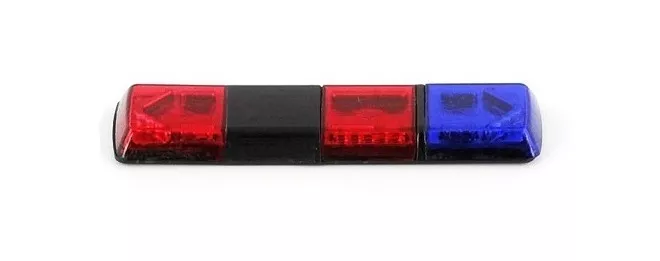 Maják Tesla Holomý VSL 012 LV červený / červený / modrý