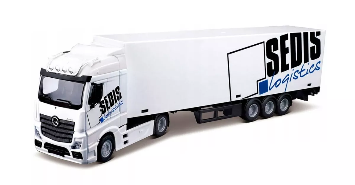 Mercedes-Benz Actros, vysokozdvižný vozík Bburago