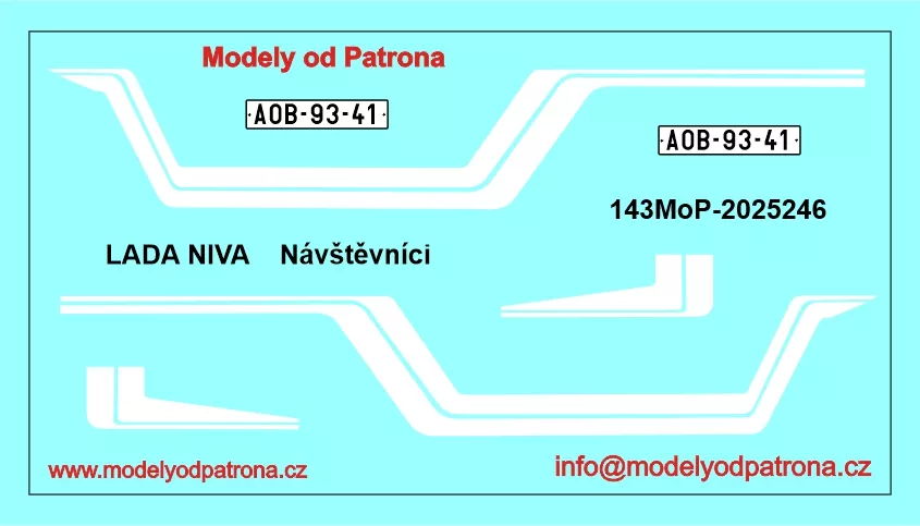 Návštěvníci Lada Niva Modely od Patrona