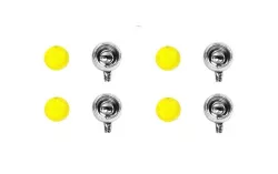 Sada přídavných světel Ø 3,45 mm - žluté skla - dva tipy skel