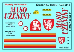 Škoda 1203  MASO - UZENINY