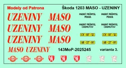 Škoda 1203  MASO - UZENINY