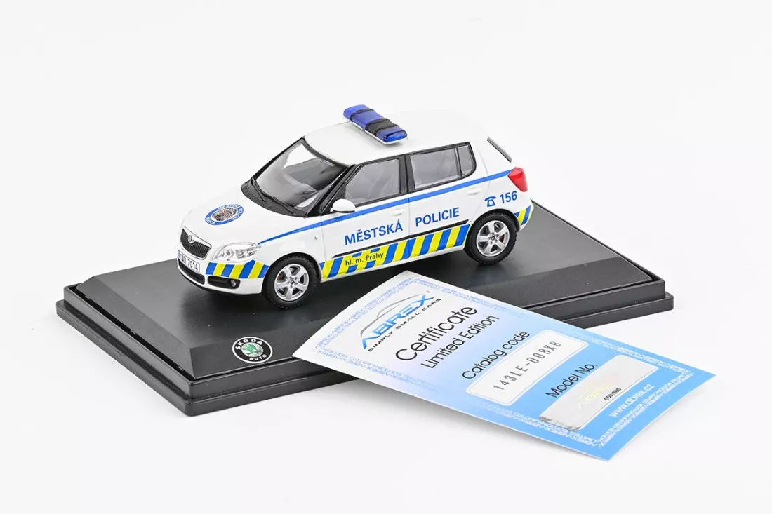 Škoda Fabia II - Městská Policie Praha = Soukromá sbírka PRODEJ Abrex