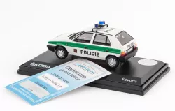 Škoda Favorit 136L Policie Prototyp = Soukromá sbírka PRODEJ DeAgostini