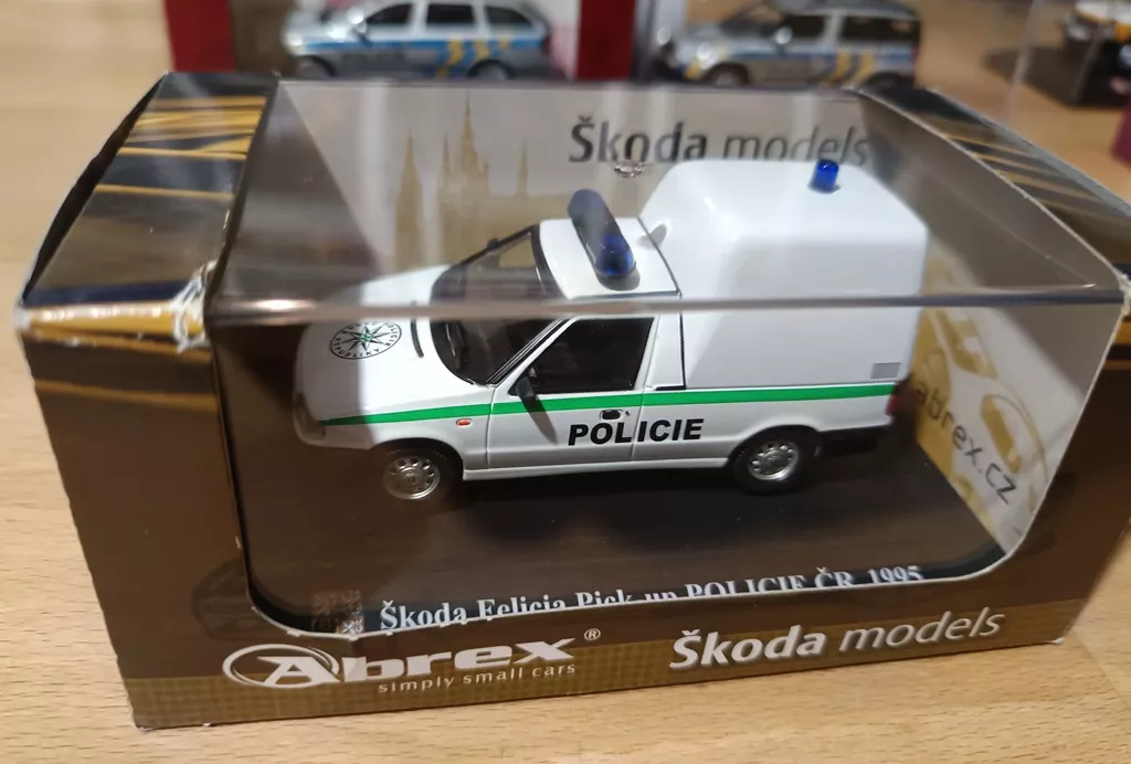 Škoda Felicia Pick-up Policie ČR = Soukromá sbírka PRODEJ Abrex