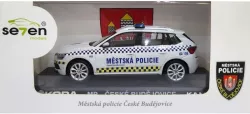 Škoda Kamiq Městská policie České Budějovice = Soukromá sbírka PRODEJ Seven model