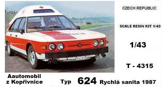 TATRA 624 sanita Modely od Patrona