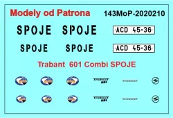 Trabant 601 combi Spoje Modely od Patrona