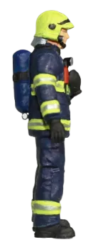 Hasič klečící HZS Praha var. B
