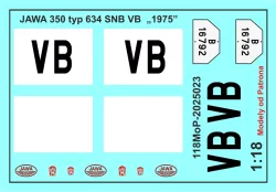 Jawa 350 typ 634 SNB VB  ČSSR