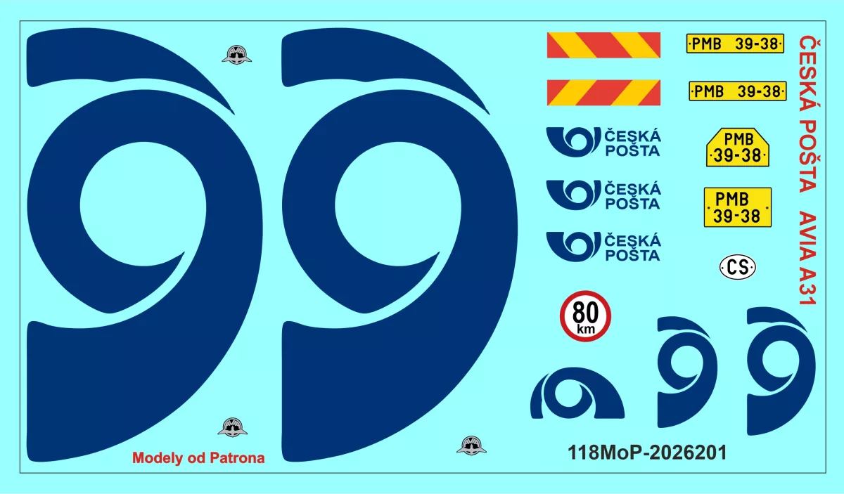 ČESKÁ POŠTA AVIA A31 MoP