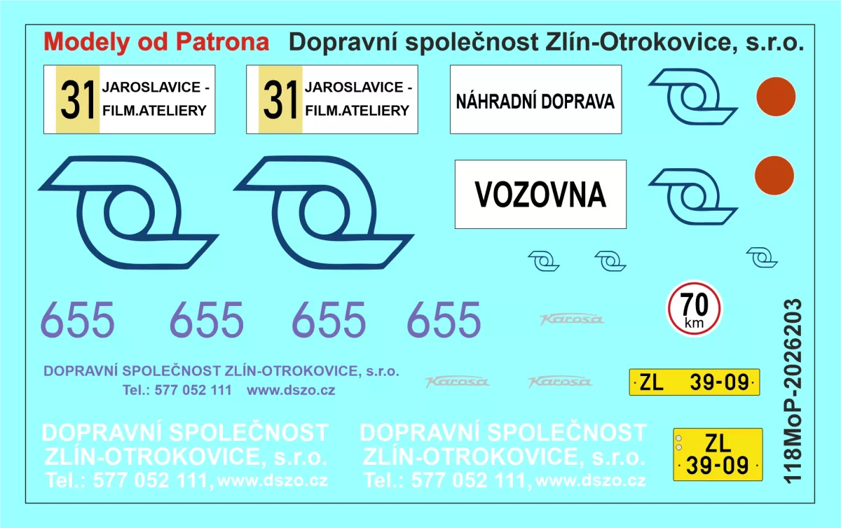Dopravní společnost Zlín-Otrokovice, s.r.o. MoP