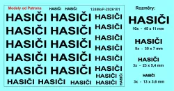 Hasiči + 150 - nápisy (černé velké) MoP