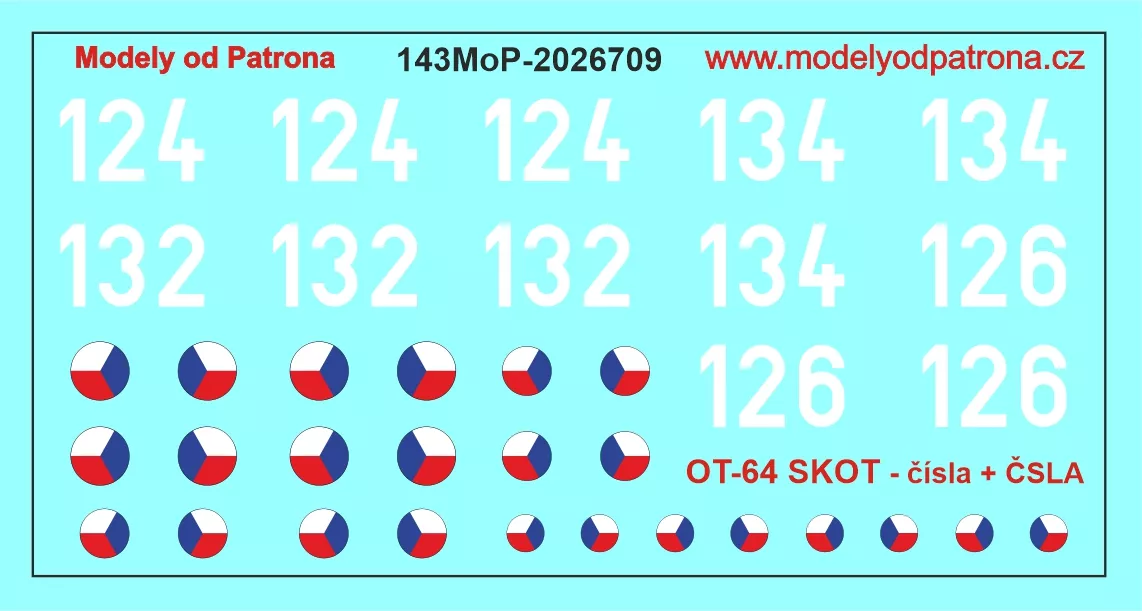 OT-64 SKOT - Vojenský útvar Kdyně / Klatovy Modely od Patrona