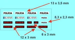 Civilní POLÍCIA SR + SPZ Modely od Patrona Civilní POLÍCIA SR + SPZ Modely od Patrona