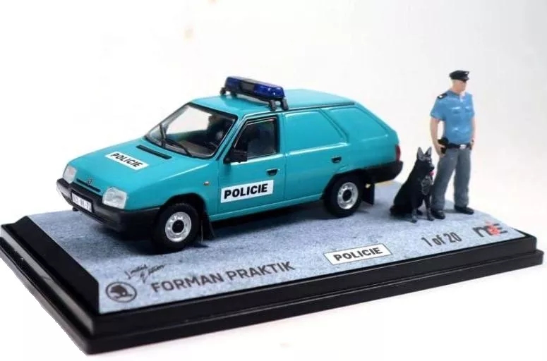 Škoda Forman Praktik Policie ČR psovod = Soukromá sbírka PRODEJ Modely Jenda