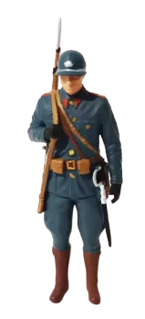 Strážmistr četnictva s bajonetem