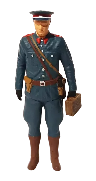 Strážmistr četnictva s daktyloskopickým kufříkem Modely od Patrona