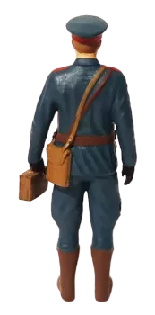 Strážmistr četnictva s daktyloskopickým kufříkem Modely od Patrona