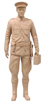 Strážmistr četnictva s daktyloskopickým kufříkem Modely od Patrona