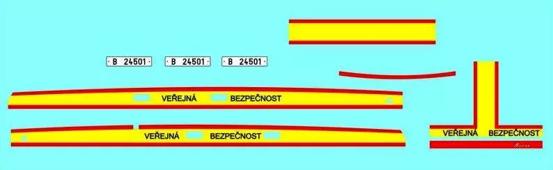 Volha GAZ M-24 Veřejná bezpečnost ČSSR MoP