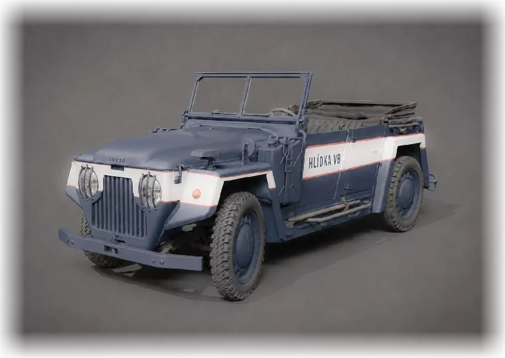 ŠKODA 1101 Tudor HLÍDKA VB stažená střecha F4M