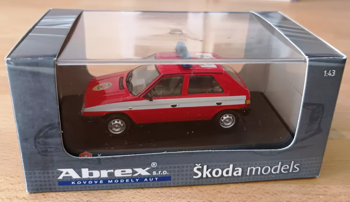 Škoda Favorit 136L Hasiči = Soukromá sbírka PRODEJ Abrex