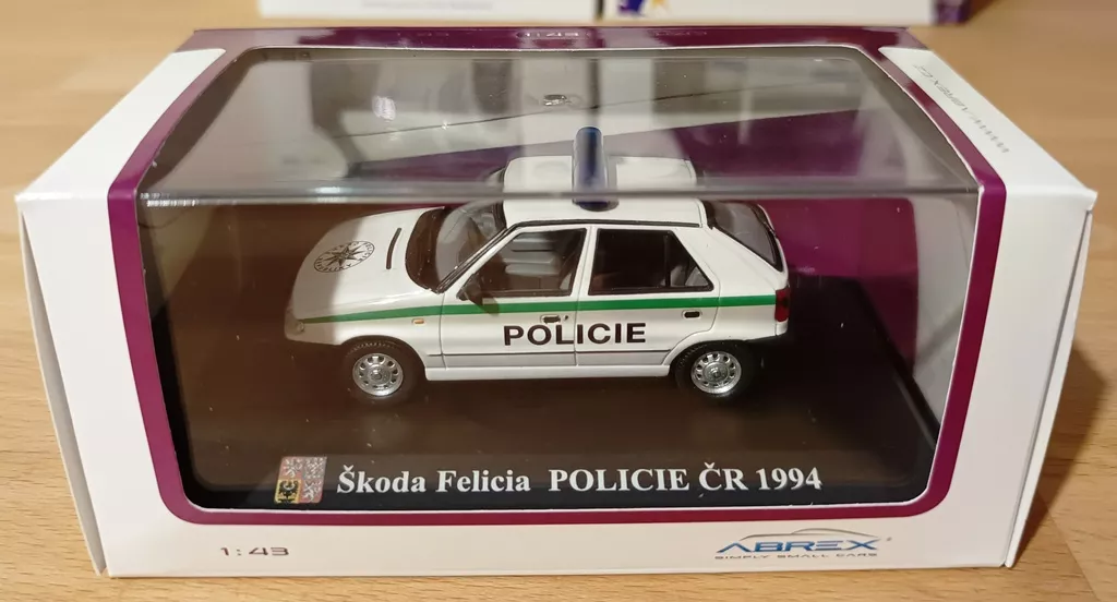 Škoda Felicia 136L Policie ČR = Soukromá sbírka PRODEJ Abrex