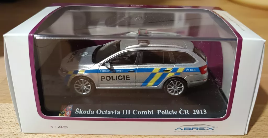 Škoda Octavia III Combi Policie ČR = Soukromá sbírka PRODEJ Abrex