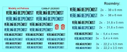 VEŘEJNÁ BEZPEČNOST nápisy MoP VEŘEJNÁ BEZPEČNOST nápisy MoP