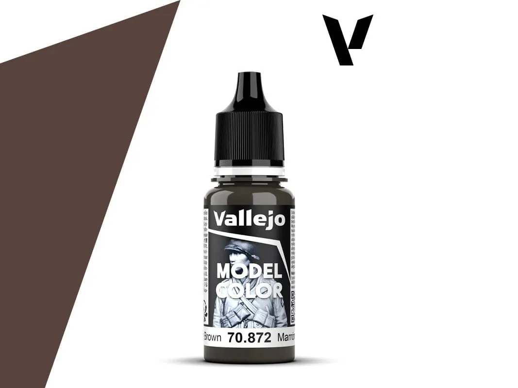 Barva Vallejo Model Color Chocolate Brown - Hnědá čokoládově zemitá