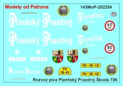 Rozvoz piva Plzeňský Prazdroj Škoda 706   var.1