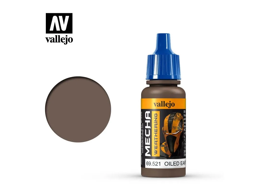 Vallejo Mecha Color Oiled Earth Wash - Olejová zemitá