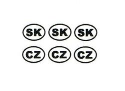 Rozlišovací značka státu CZ / SK Modely od Patrona