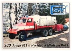 Praga V3S s přívěsem PPS12  Hasiči